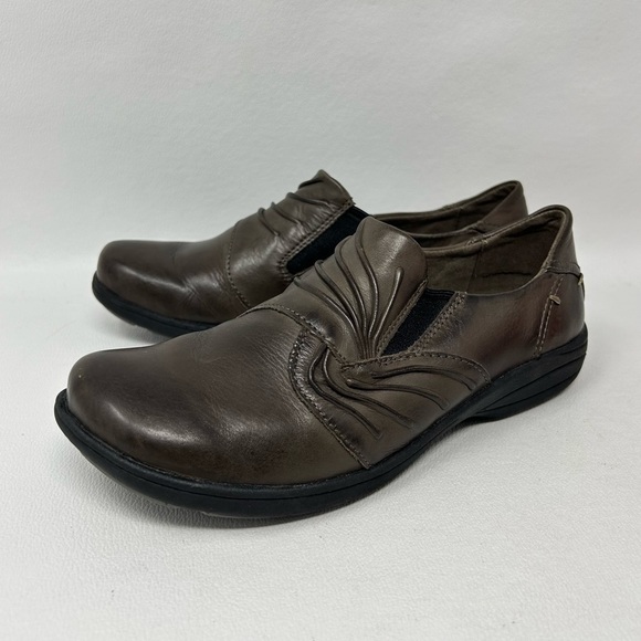 Abeo Balboa Loafers Smart 3570 Brown Leather Comfort Slip On Shoes, Women’s Sz 6 - Picture 1 of 14